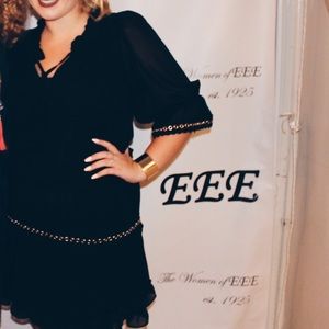 MISA Los Angeles Fit n Flare Dress